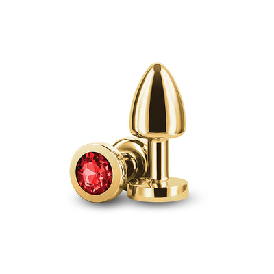 Rear Assets Petite - Gold with Red Gem