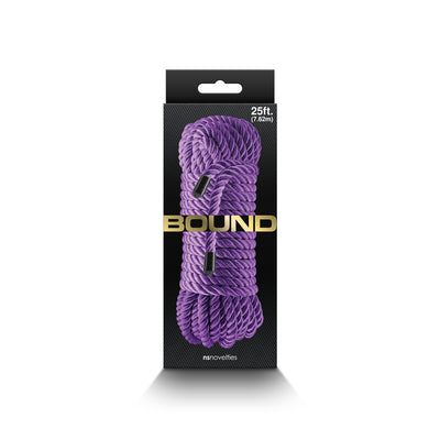 Bound Rope - Purple - Purple Bondage Rope - 7.6 metre length