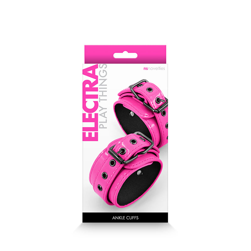 Electra Ankle Cuffs - Pink - Pink Restraints