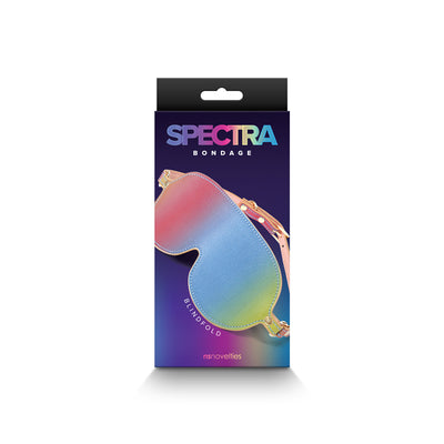 Spectra Bondage Blindfold - Rainbow - Rainbow Eye Restraint