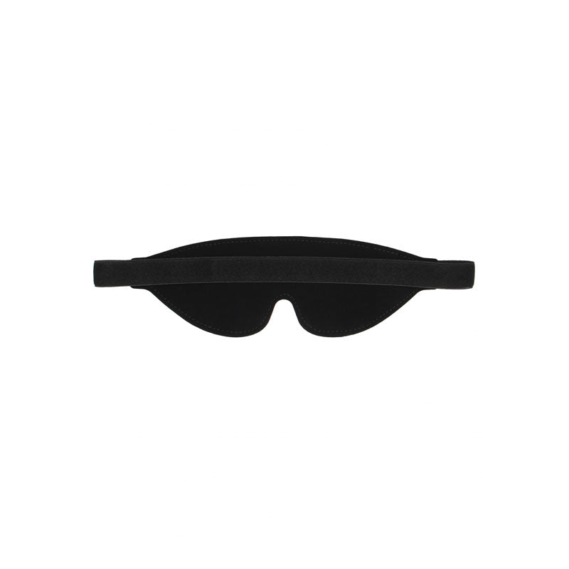 OUCH! Black & White Bonded Leather Eye-Mask &