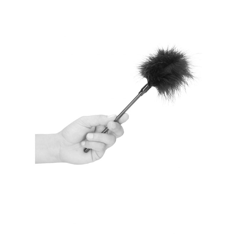 OUCH! Black & White Feather Tickler