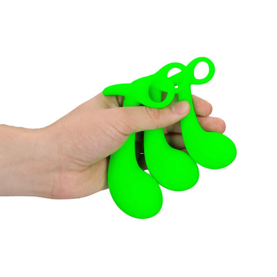 OUCH! Glow In The Dark Prostate Kit - Glow in Dark Prostate Massagers - Set of 3