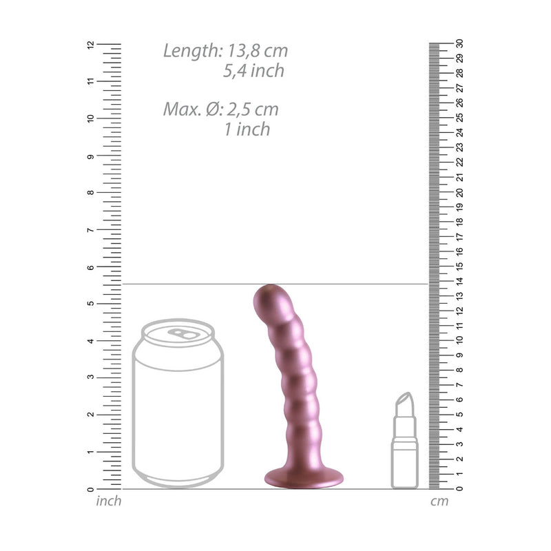 OUCH! Beaded Silicone G-Spot Dildo - 5&