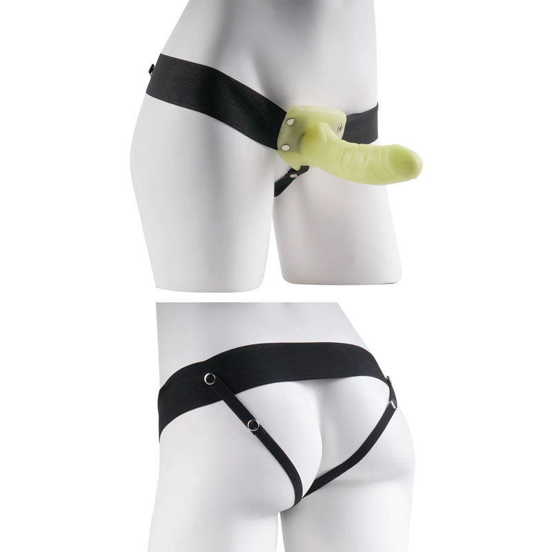 Fetish Fantasy Series For Him Or Her Hollow Strap-on - Glow in the Dark 6&