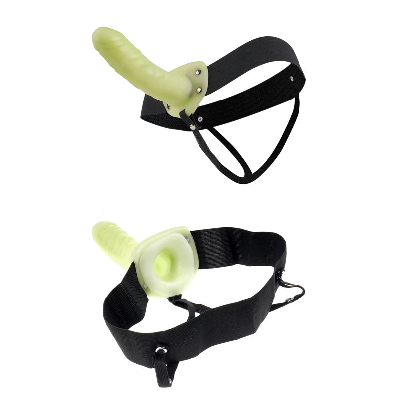 Fetish Fantasy Series For Him Or Her Hollow Strap-on - Glow in the Dark 6&