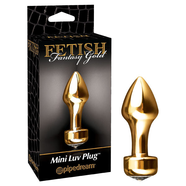 Fetish Fantasy Gold Mini Luv Plug - Gold 8.25 cm (3.25&