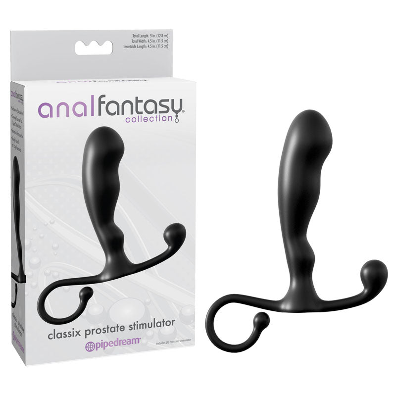 Anal Fantasy Collection Classix Prostate Stimulator - Black 10.1 cm (4&