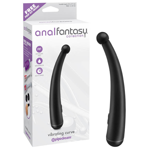 Anal Fantasy Collection Vibrating Curve - Black 17.1 cm (6.75&