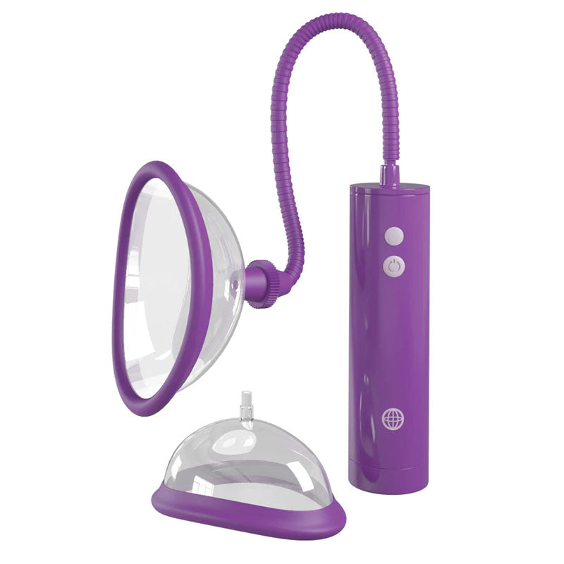 Fantasy For Her Rechargeable Pump Kit - Purple USB Rechargeable Vagina Pump