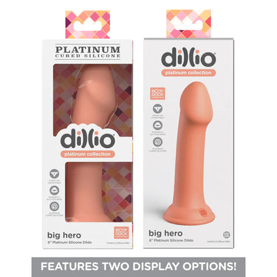 Dillio Platinum Big Hero - Peach - Peach 15.2 cm (6'') Dong