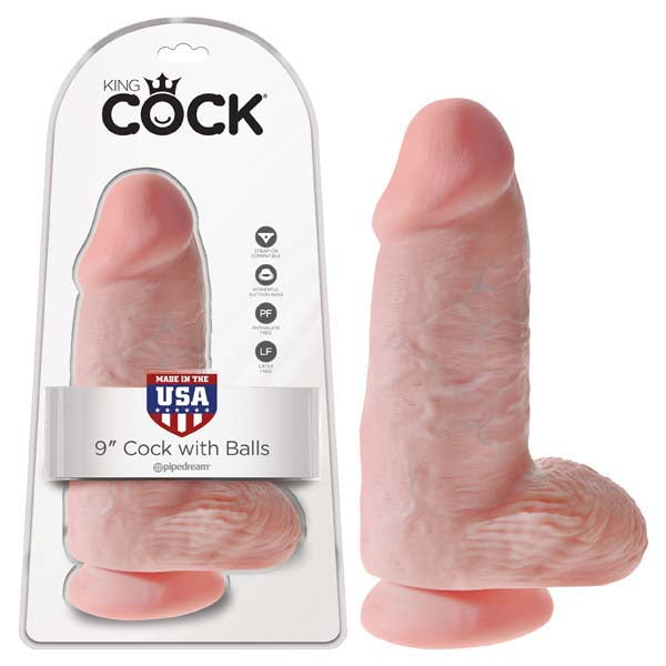 King Cock Chubby - Flesh 22.9 cm (9&