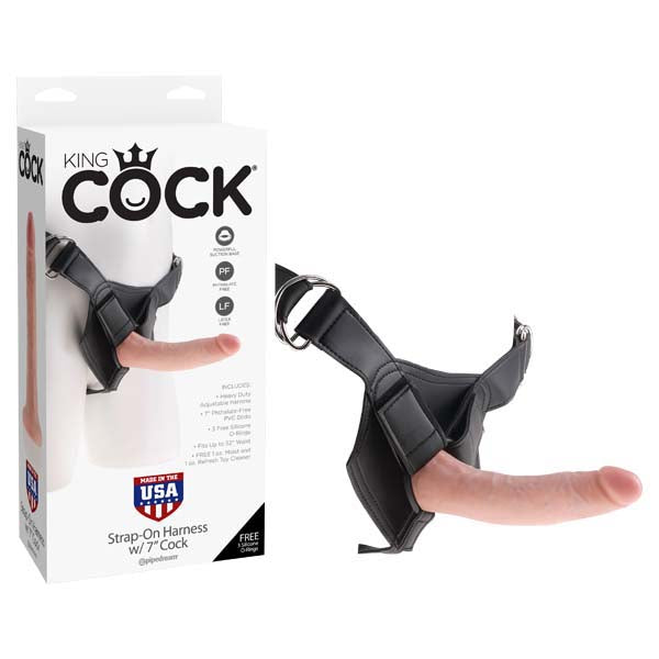 King Cock Strap-On Harness With 7&