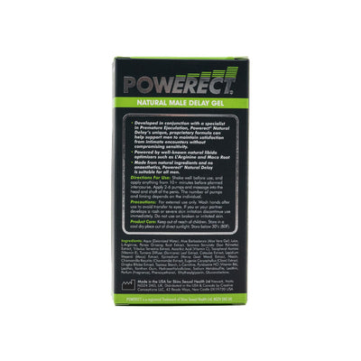 Powerect Natural Delay Serum - Male Delay Serum - 30 ml Bottle