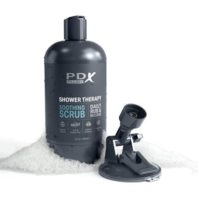 PDX Plus Shower Therapy - Soothing Scrub - Flesh