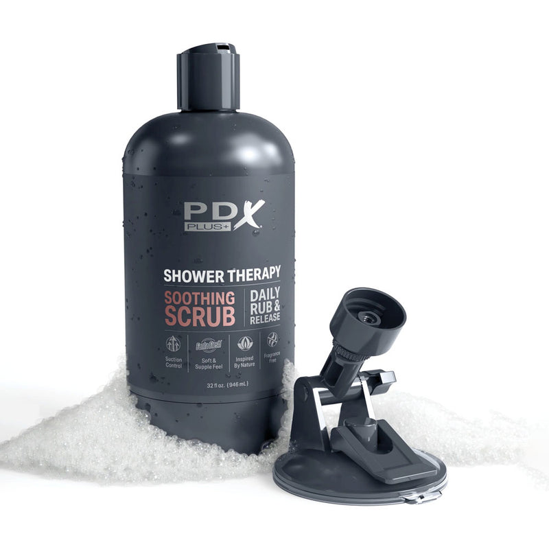 PDX Plus Shower Therapy - Soothing Scrub - Tan