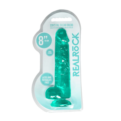 RealRock 8'' Realistic Dildo With Balls