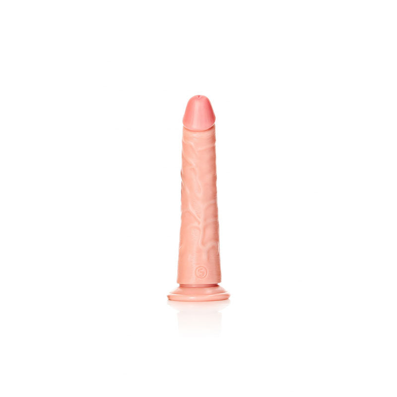 REALROCK Realistic Slim Dildo with Suction Cup - 18cm - Flesh 18 cm (7&