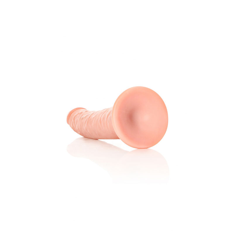 REALROCK Realistic Slim Dildo with Suction Cup - 20.5cm - Flesh 20.5 cm (8&