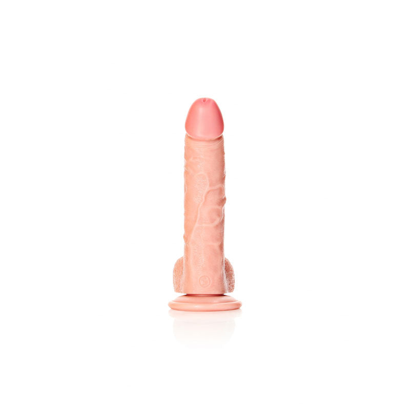 REALROCK Realistic Regular Curved Dong with Balls - 20.5 cm - Flesh 20.5 cm (8&