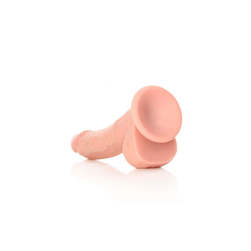 REALROCK Realistic Regular Curved Dong with Balls - 20.5 cm - Flesh 20.5 cm (8&