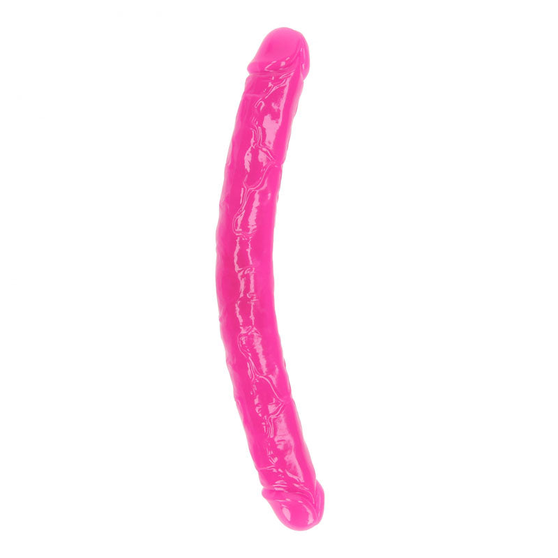 REALROCK 38 cm Double Dong Glow - Pink - Pink 38 cm (15&