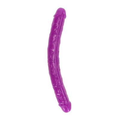 REALROCK 38 cm Double Dong Glow - Purple - Purple 38 cm (15'') Double Dong