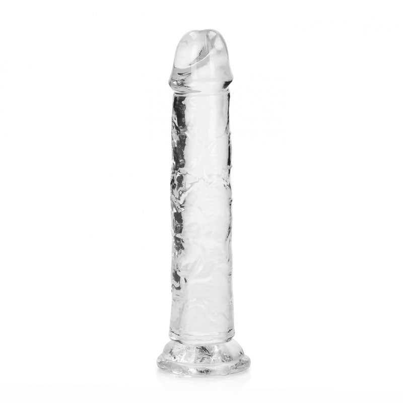 REALROCK 20 cm Straight Dildo - Clear - Clear 20 cm (8&