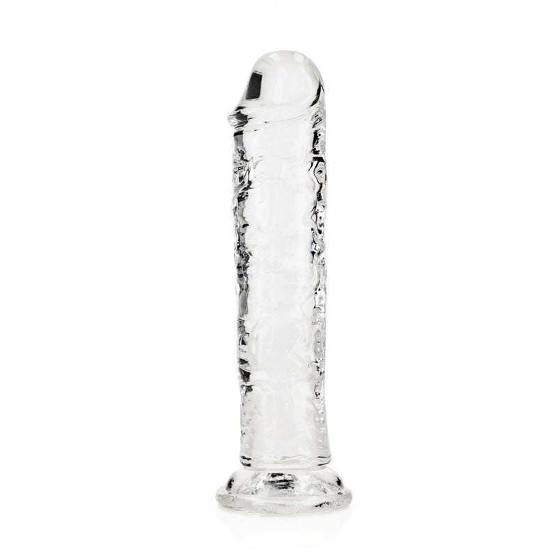 REALROCK 20 cm Straight Dildo - Clear - Clear 20 cm (8&