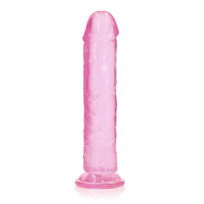 REALROCK 25 cm Straight Dildo - Pink - Pink 25 cm (10'') Dong