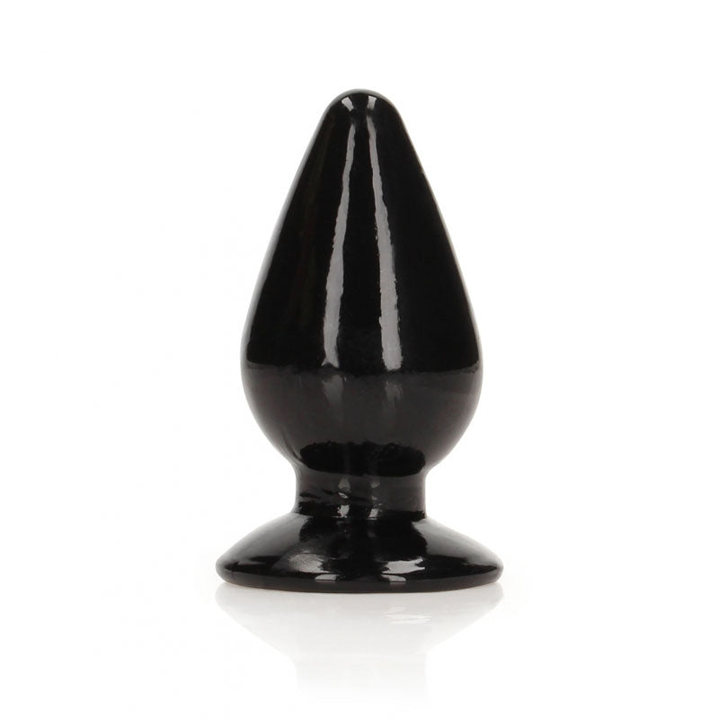 REALROCK 9 cm Anal Plug - Black - Black 9 cm (3.5&