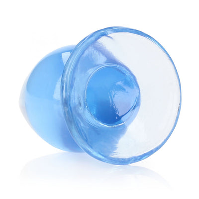 REALROCK 9 cm Anal Plug - Blue - Blue 9 cm (3.5'') Butt Plug