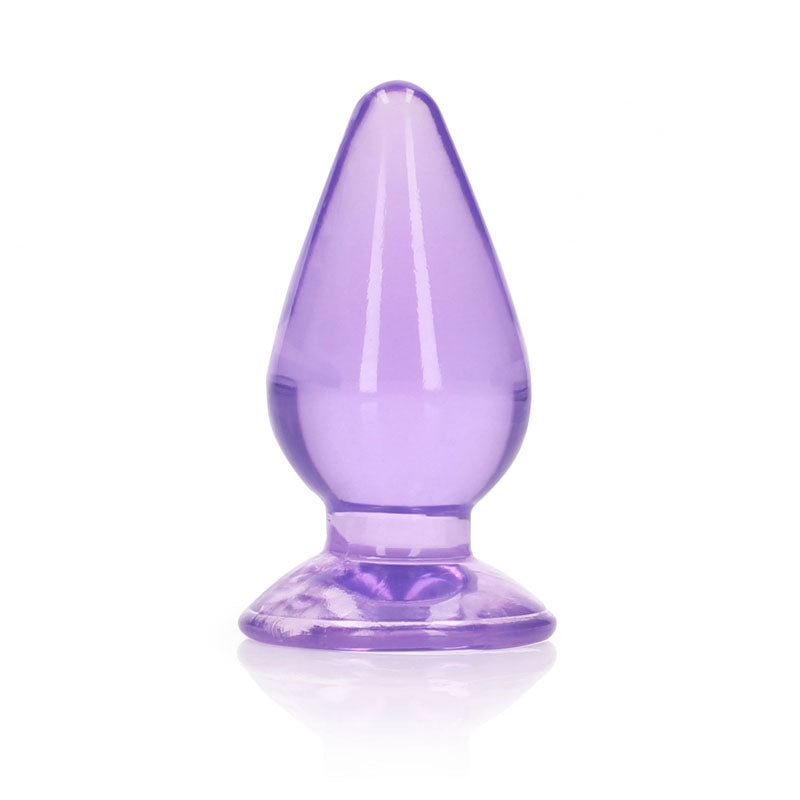 REALROCK 9 cm Anal Plug - Purple - Purple 9 cm (3.5&