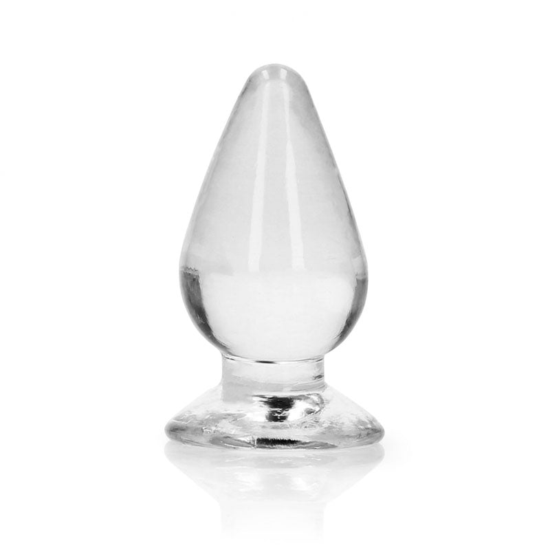 REALROCK 9 cm Anal Plug - Clear - Clear 9 cm (3.5&