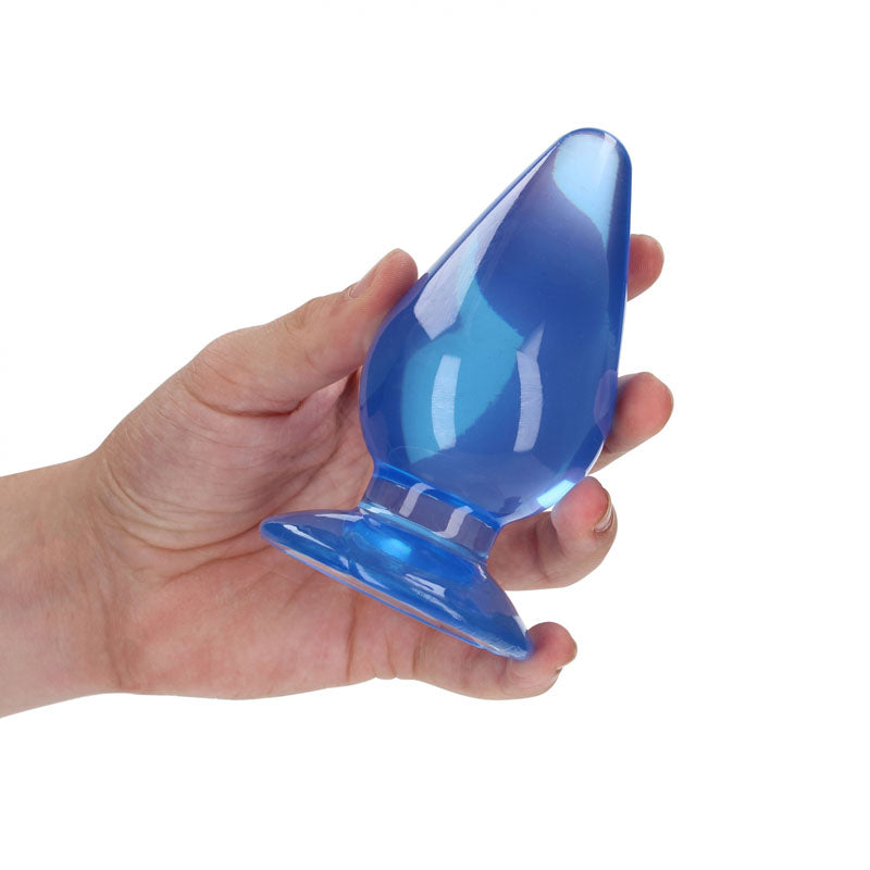 REALROCK 11.5 cm Anal Plug - Blue - Blue 11.5 cm (4.5&