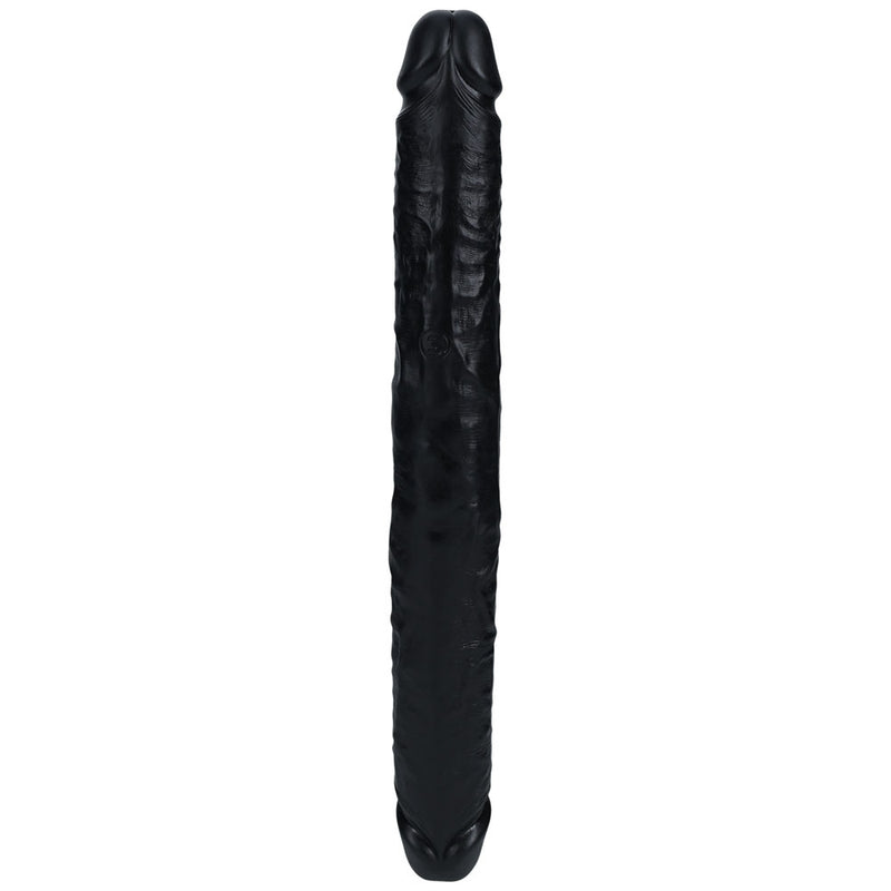 REALROCK 35cm Thick Double Dildo - Black