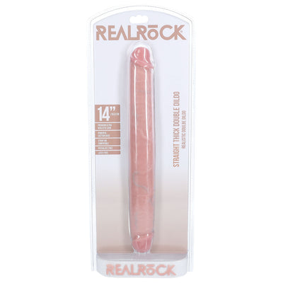 REALROCK 35cm Thick Double Dildo - Flesh