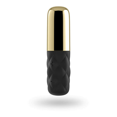 Satisfyer Mini Lovely Honey - Gold/Black USB Rechargeable Mini Vibrator