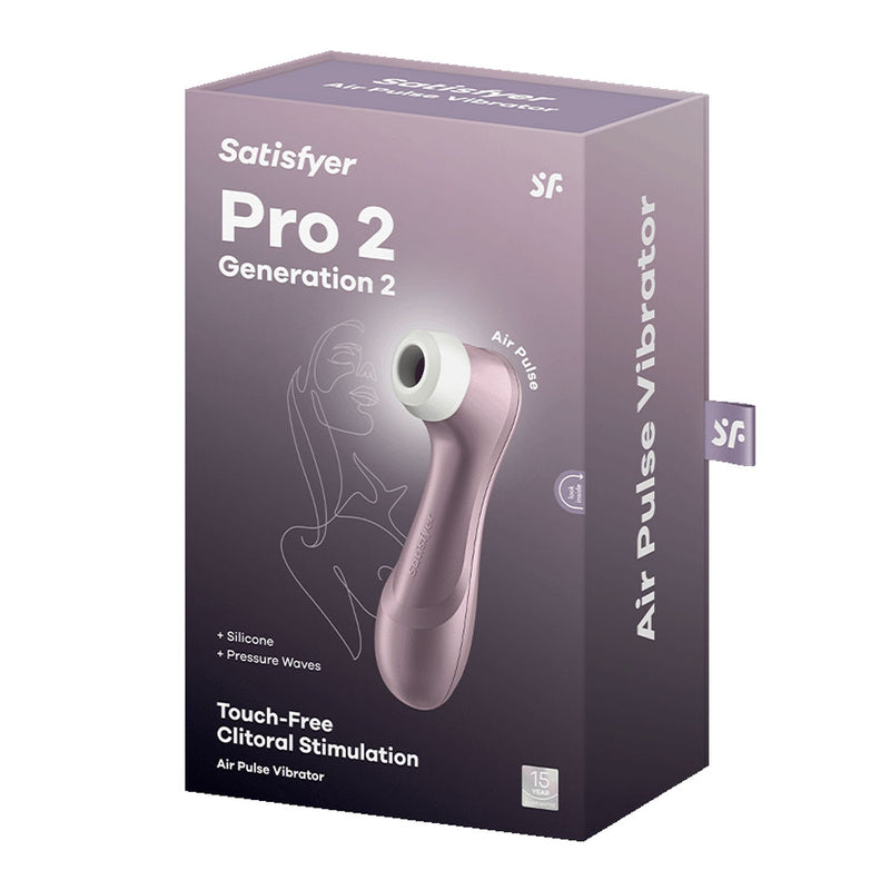 Satisfyer Pro 2 - Purple - Touch-Free USB-Rechargeable Clitoral Stimulator