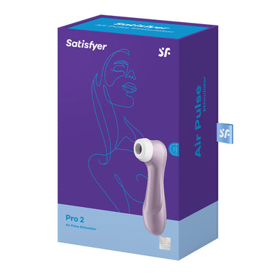 Satisfyer Pro 2 - Purple - Touch-Free USB-Rechargeable Clitoral Stimulator