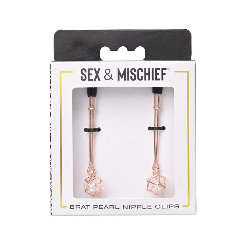 Sex & Mischief Brat Pearl Nipple Clips