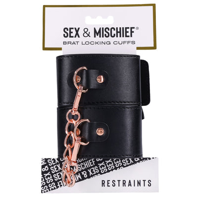 Sex & Mischief Brat Locking Cuffs