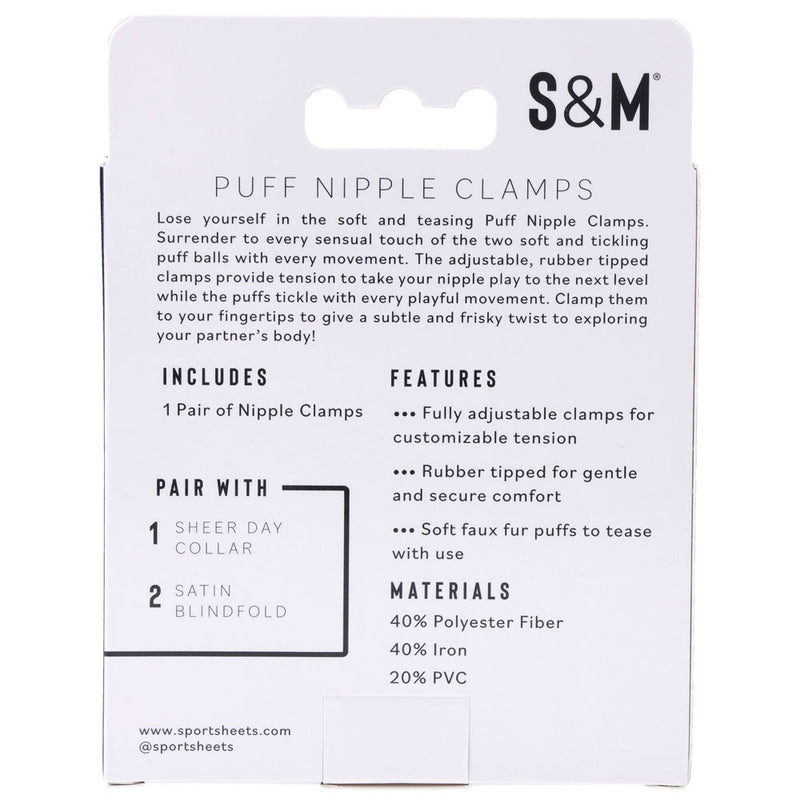 Sex & Mischief Puff Nipple Clamps