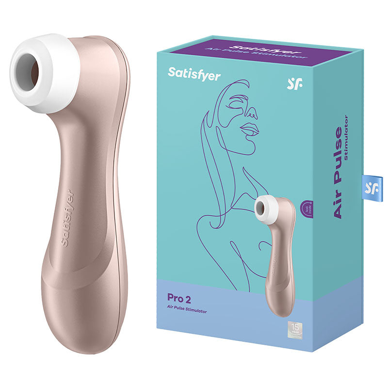 Satisfyer Pro 2 - Rose Gold - Touch-Free USB-Rechargeable Clitoral Stimulator